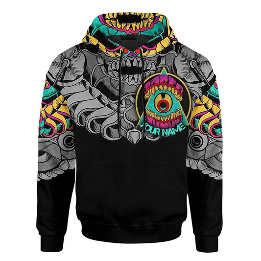 Customized Mexico 3D Hoodie, The Aztec Face Maya Aztec Calendar All Over Printed 3D Hoodie, Aztec Hoodie, Mexico Shirt