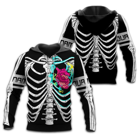 Customized Mexico 3D Hoodie, The Aztec Heart Maya Aztec Calendar Black All Over Printed 3D Hoodie, Aztec Hoodie, Mexico Shirt