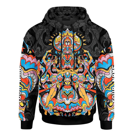 Customized Mexico 3D Hoodie, The Aztec Solar Power Maya Aztec All Over Printed 3D Hoodie, Aztec Hoodie, Mexico Shirt