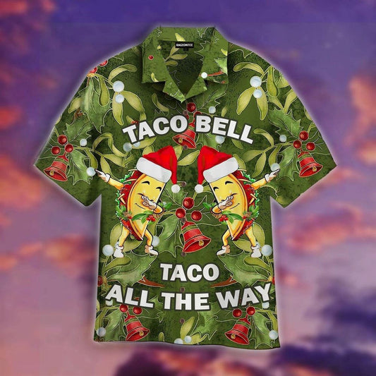 Mexico Hawaiian Shirt, Dabbing Taco Bell Christmas Hawaiian Shirt, Mexican Aloha Shirt
