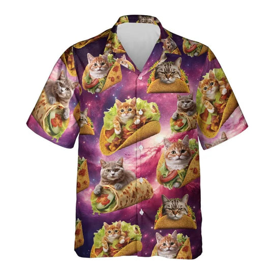 Mexico Hawaiian Shirt, Taco Cat Hawaiian Shirt For Men Women, Mexican Aloha Shirt