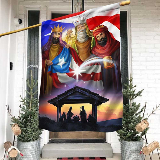 Three Kings, Three Wise Men, Nativity Of Jesus, Puerto Rico Flag, Outdoor House Flags, Christian Flag, Religious Flag, Christian Outdoor Decor
