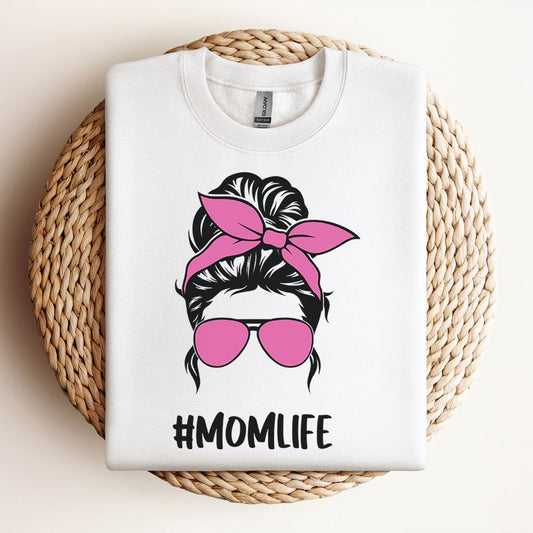 Momlife Pink Sweatshirt, Mother's Day Sweatshirt, Mama Sweatshirt, Mother Gift