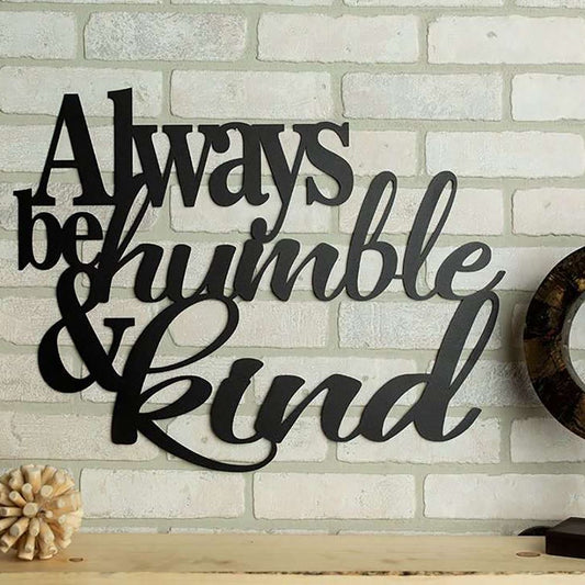 Always Be Humble And Kind Wall Art, Bible Verses Wall Sign, Inspirational Word Art, Christian Gift, Christian Wall Decor