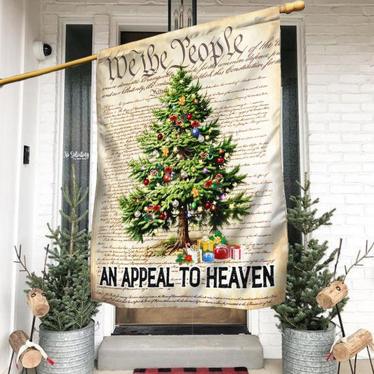 An Appeal To Heaven Christmas Pine Tree Christmas Flag, Christmas Gift, Christmas Garden Flags, Christmas Outdoor Flag