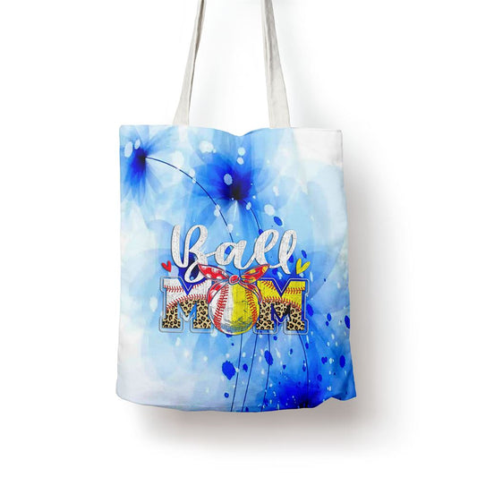 Ball Mom Baseball Softball Mom Mama Women Mothers Day Tote Bag, Mother's Day Tote Bag, Gift For Her, Shopping Bag For Women