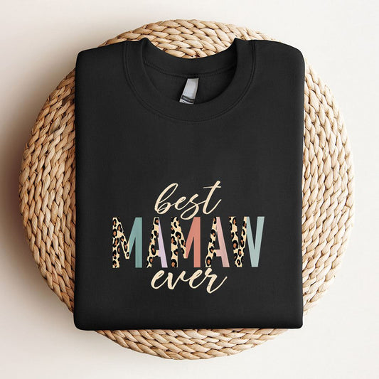 Best Mamaw Ever Gifts Leopard Print Mothers Day Sweatshirt, Mother's Day Sweatshirt, Mother's Day Gift, Mommy Shirt