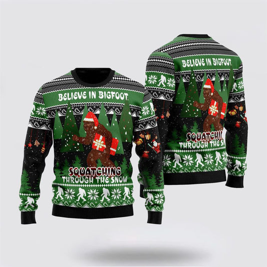 Bevieve In Bigfoot Ugly Christmas Sweater, Ugly Sweater For Men And Women, Christmas Gift, Christmas Fashion