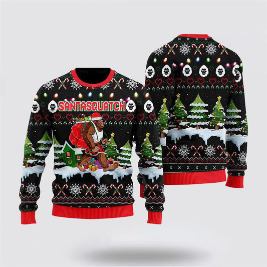 Bigfoot Christmas Ugly Christmas Sweater, Ugly Sweater For Men And Women, Christmas Gift, Christmas Fashion