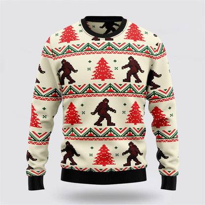 Bigfoot Tree Ugly Christmas Sweater, Ugly Sweater For Men And Women, Christmas Gift, Christmas Fashion