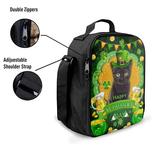 Black Cat 1 Lunch Bag, St Patrick's Day Lunch Box, St Patrick's Day Gift