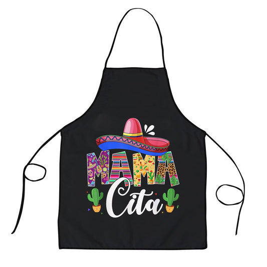 Cinco De Mayo Leopard Mamacita Festival Mexican Mothers Day Apron, Mother's Day Apron, Kitchenware For Mom