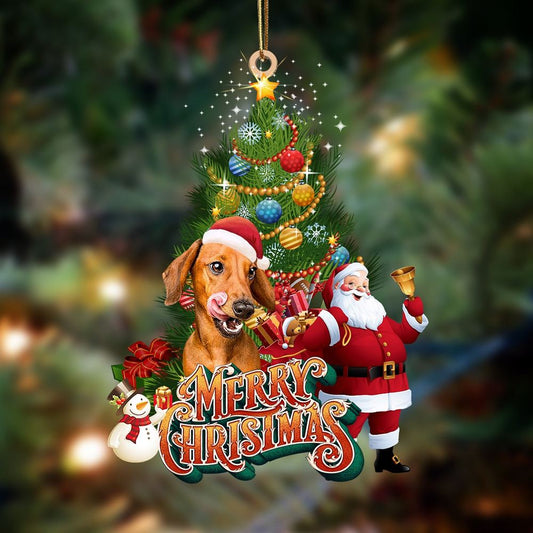 Dachshund 1 Christmas Tree&Dog Hanging Ornament, Christmas Tree Decoration, Car Ornament Accessories, Christmas Ornaments 2023