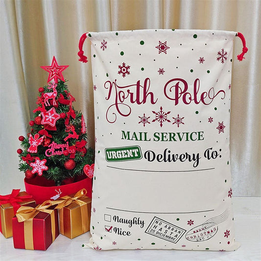 Giant Christmas Gift Bags, North Pole Christmas Sack, Christmas Bag Gift, Christmas Tree Decoration Ideas, Christmas Gift 2023