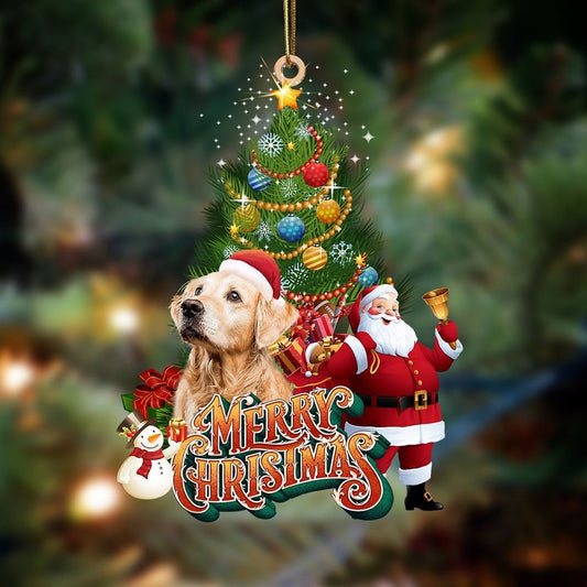 Golden Retriever Christmas Tree&Dog Hanging Ornament, Christmas Tree Decoration, Car Ornament Accessories, Christmas Ornaments 2023