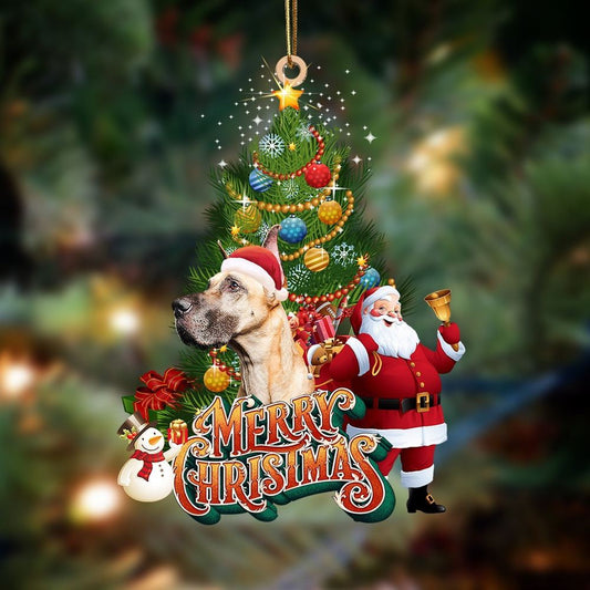 Great Dane Christmas Tree&Dog Hanging Ornament, Christmas Tree Decoration, Car Ornament Accessories, Christmas Ornaments 2023