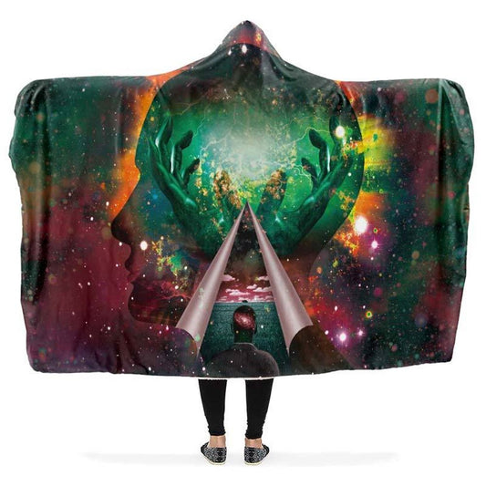 Higher State Of Mind Hooded Blanket, Hippie Hooded Blanket, In Style Mandala, Hippie, Cozy Vibes, Mandala Gift