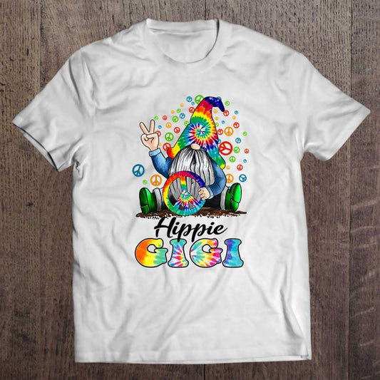 Hippie Gigi Gnome Colorful Gnome Mother's Day Gift T-Shirt, Mother's Day Shirt, Mom T Shirt, Mom Gift Idea