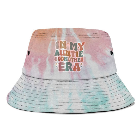 In My Auntie Godmother Era Announcement For Mothers Day Bucket Hat, Mother's Day Bucket Hat, Mother's Day Gift, Sun Protection Hat For Women