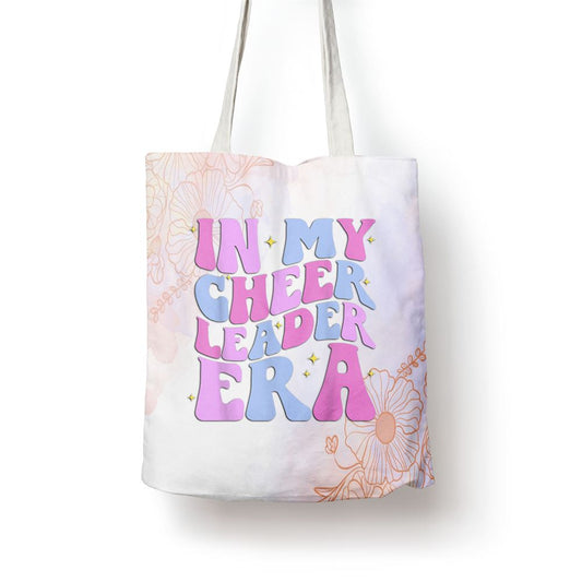 In My Cheer Leader Era Cheerleading Women Girls Boys Teens Tote Bag, Mother's Day Tote Bag, Mother's Day Gift, Shopping Bag For Women