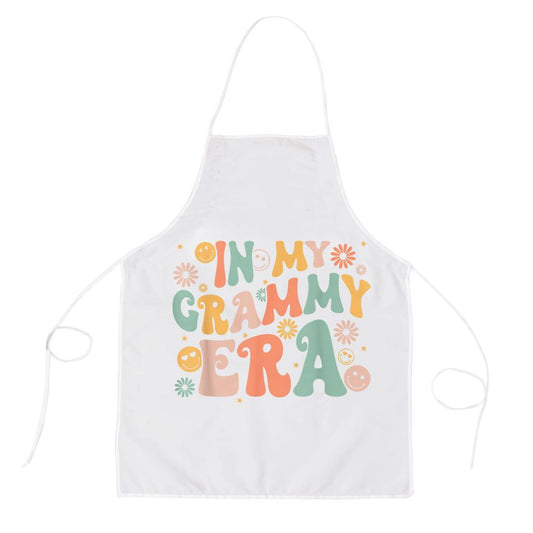 In My Grammy Era Baby Announcement For Grandma Mothers Day Apron, Mother's Day Apron, Funny Cooking Apron For Mom