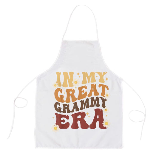 In My Grammy Era Baby Announcement Grandma Mothers Day Apron, Mother's Day Apron, Funny Cooking Apron For Mom