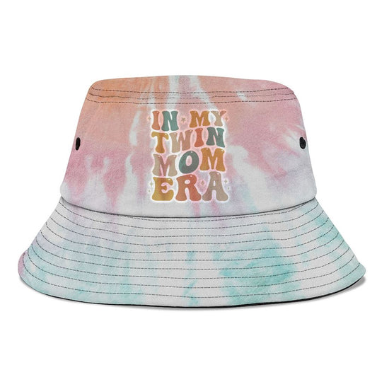 In My Twin Mom Era Funny Mothers Day For New Mom Of Twins Bucket Hat, Mother's Day Bucket Hat, Mother's Day Gift, Sun Protection Hat For Women