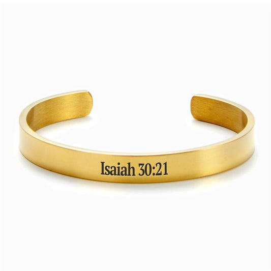 Isaiah 3021 Cuff Bracelet, Christian Bracelet For Women, Bible Jewelry, Inspirational Gifts