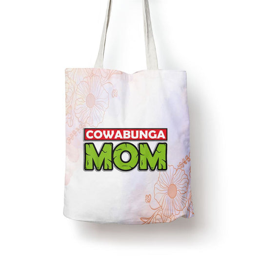 Mademark X Teenage Mutant Ninja Turtles Cowabunga Mom Mothers Day Tote Bag, Mother's Day Tote Bag, Mother's Day Gift, Shopping Bag For Women