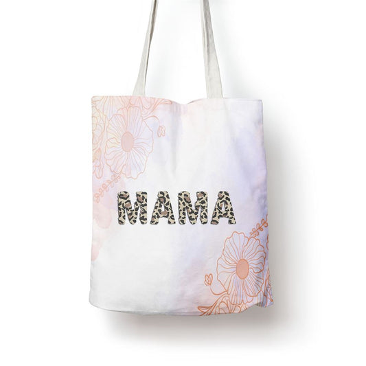 Mama Leopard Cheetah Printmothers Day Gift Tote Bag, Mother's Day Tote Bag, Mother's Day Gift, Shopping Bag For Women