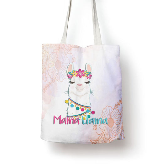 Mama Llama Funny Mothers Day For Women Mom Love Llama Tote Bag, Mother's Day Tote Bag, Mother's Day Gift, Shopping Bag For Women