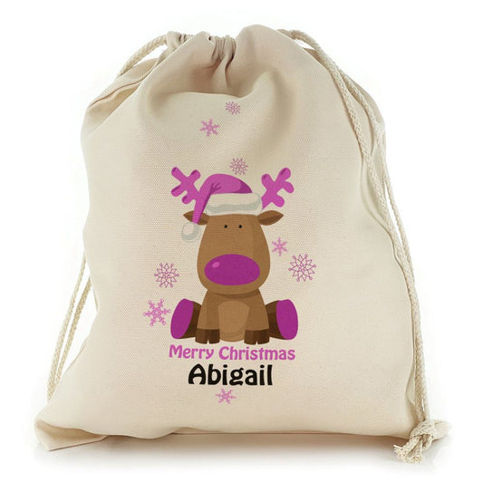Merry Purple Santa Hat Reindeer Christmas Sack, Christmas Bag Gift, Christmas Tree Decoration Ideas, Christmas Gift 2023