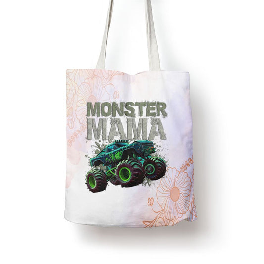 Monster Truck Mama Family Matching Monster Truck Lovers Tote Bag, Mother's Day Tote Bag, Mother's Day Gift, Shopping Bag For Women