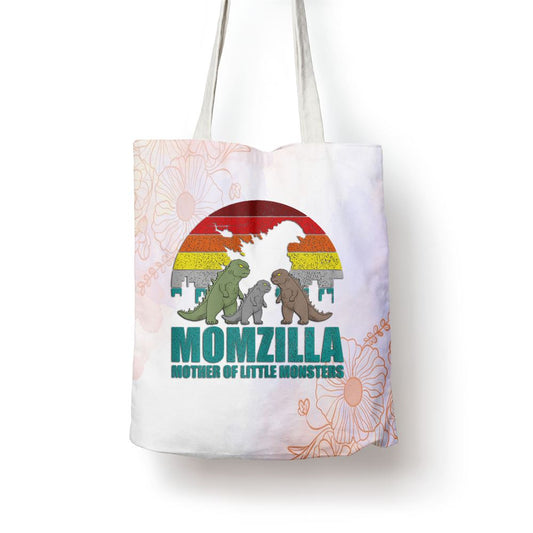 Mothers Day Momzilla Mother Of Little Monsters Tote Bag, Mother's Day Tote Bag, Mother's Day Gift, Shopping Bag For Women