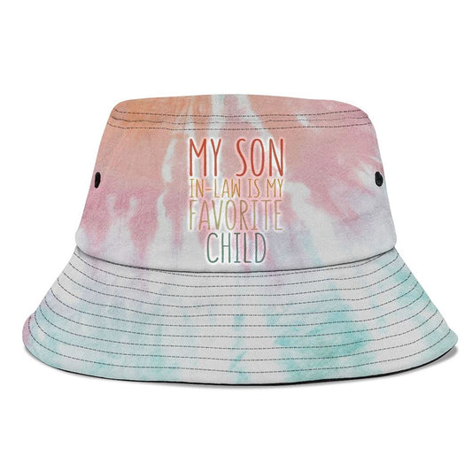 My Son In Law Is My Favorite Child Mother'S Day Bucket Hat, Mother's Day Bucket Hat, Mother's Day Gift, Sun Protection Hat For Women