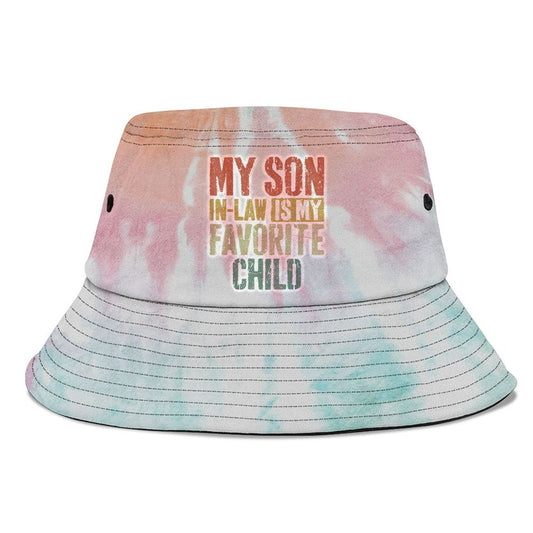My Son In Law Is My Favorite Child Mothers Day Bucket Hat, Mother's Day Bucket Hat, Mother's Day Gift, Sun Protection Hat For Women