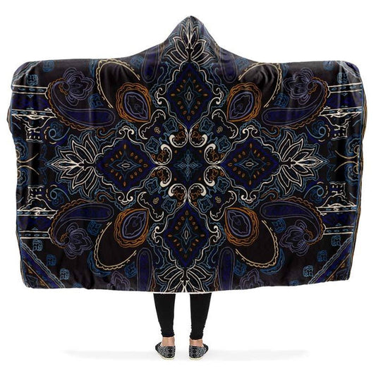 Ornamental Paisley Hooded Blanket, Hippie Hooded Blanket, In Style Mandala, Hippie, Cozy Vibes, Mandala Gift