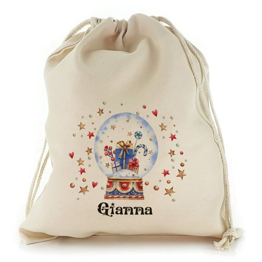 Present Snow Globe Christmas Sack, Christmas Bag Gift, Christmas Tree Decoration Ideas, Christmas Gift 2023