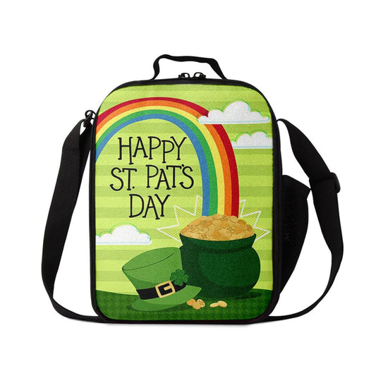 St Pat's Pot of Gold Lunch Bag, St Patrick's Day Lunch Box, St Patrick's Day Gift