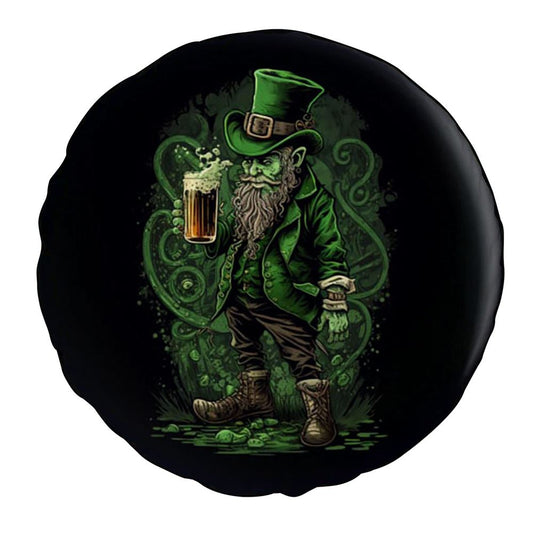 St Patrick Day Car Tire Cover, St Patrick's Day Car Tire Cover, Shamrock Spare Tire Cover Wrangler