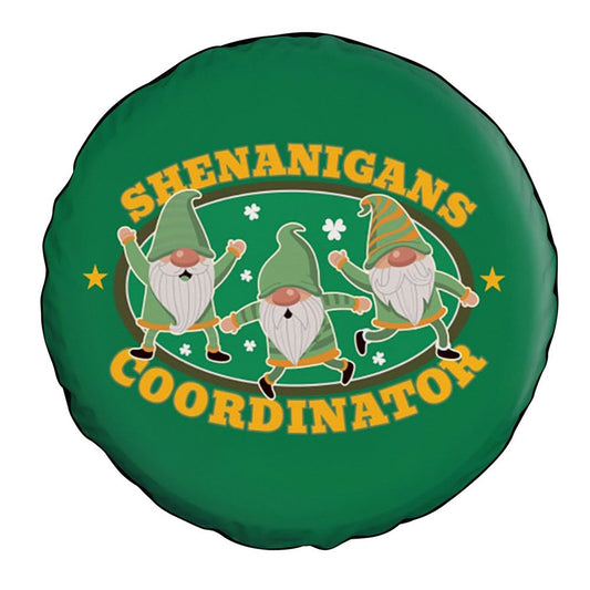 St Patrick Day Shenanigans Coordinator Green Car Tire Cover, St Patrick's Day Car Tire Cover, Shamrock Spare Tire Cover Wrangler