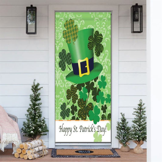 St Patrick's Day Irish Hat Door Cover, St Patrick's Day Door Cover, St Patrick's Day Door Decor, Irish Decor