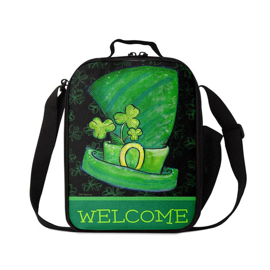 St Patrick's Day Leprechaun Hat Lunch Bag, St Patrick's Day Lunch Box, St Patrick's Day Gift