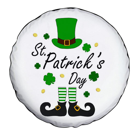 St Patricks Leprechaun Car Tire Cover, St Patrick's Day Car Tire Cover, Shamrock Spare Tire Cover Wrangler