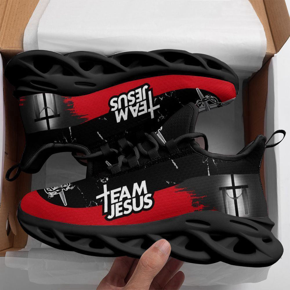 Team Jesus Running Sneakers Max Soul Shoes, Christian Soul Shoes, Jesus Running Shoes, Fashion Shoes