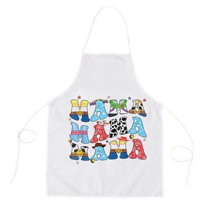 Toy Funny Story Mama Boy Mom Mothers Day Tee For Womens Apron, Mother's Day Apron, Funny Cooking Apron For Mom