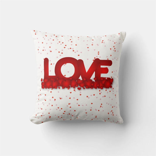 Valentine Pillow, Love Valentines Throw Pillow, Heart Throw Pillow, Valentines Day Decor