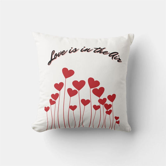 Valentine Pillow, Valentine Love Fever Throw Pillow, Heart Throw Pillow, Valentines Day Decor