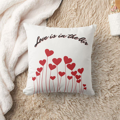 Valentine Pillow, Valentine Love Fever Throw Pillow, Heart Throw Pillow, Valentines Day Decor