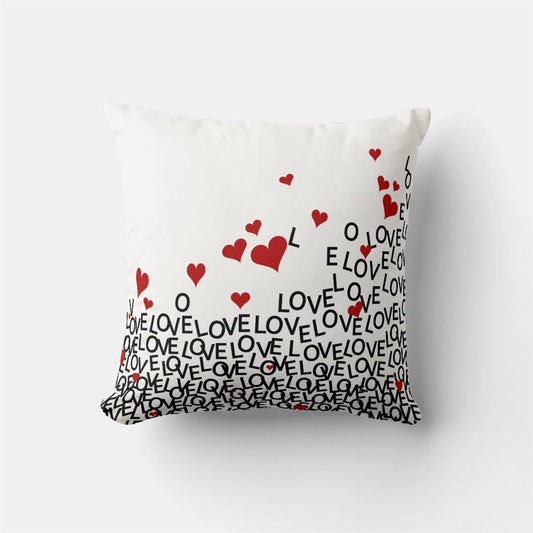 Valentine Pillow, Valentine's Day Love Pillow, Heart Throw Pillow, Valentines Day Decor